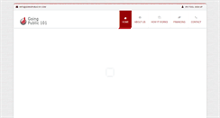 Desktop Screenshot of goingpublic101.com